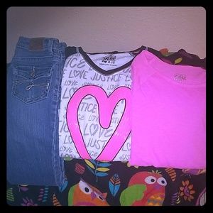 Justice youth girls sz 10/12